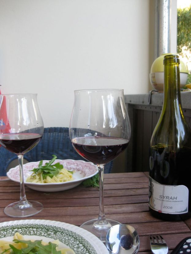 Eine Syrah Traube gab es dazu