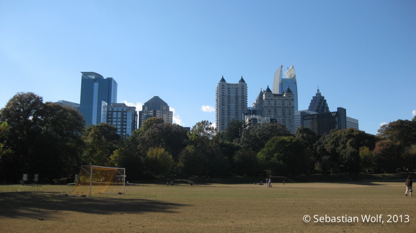 Atlanta Midtown from Piemont Park