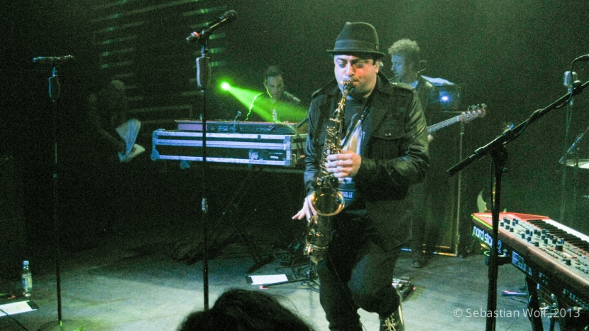 James King playing Saxophone