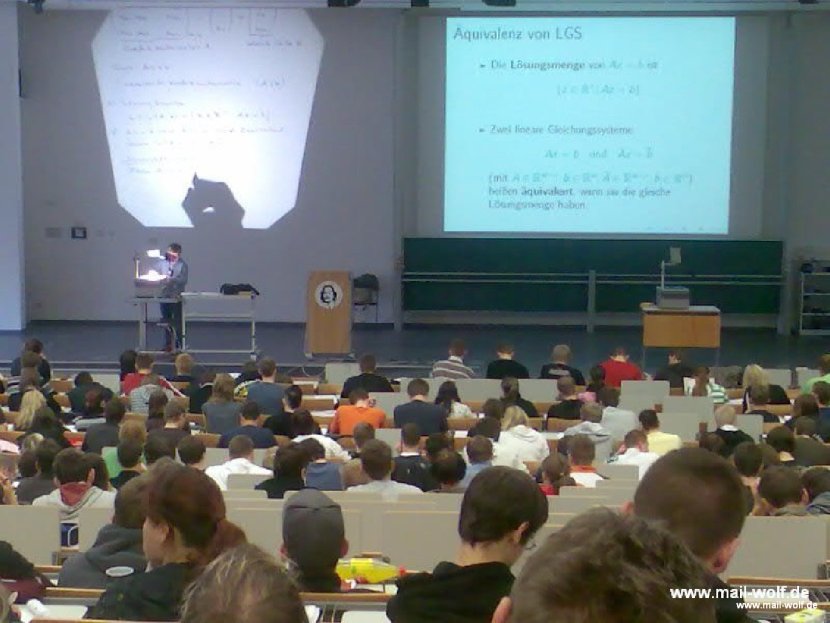 Hörsaal eins an der Otto-von-Guericke Universität