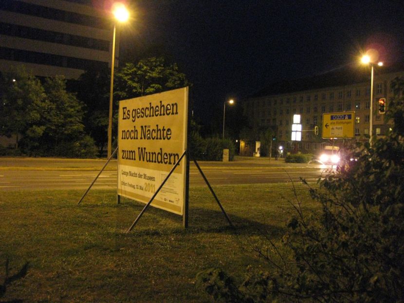 Plakat der Museumsnacht am inneren Ring