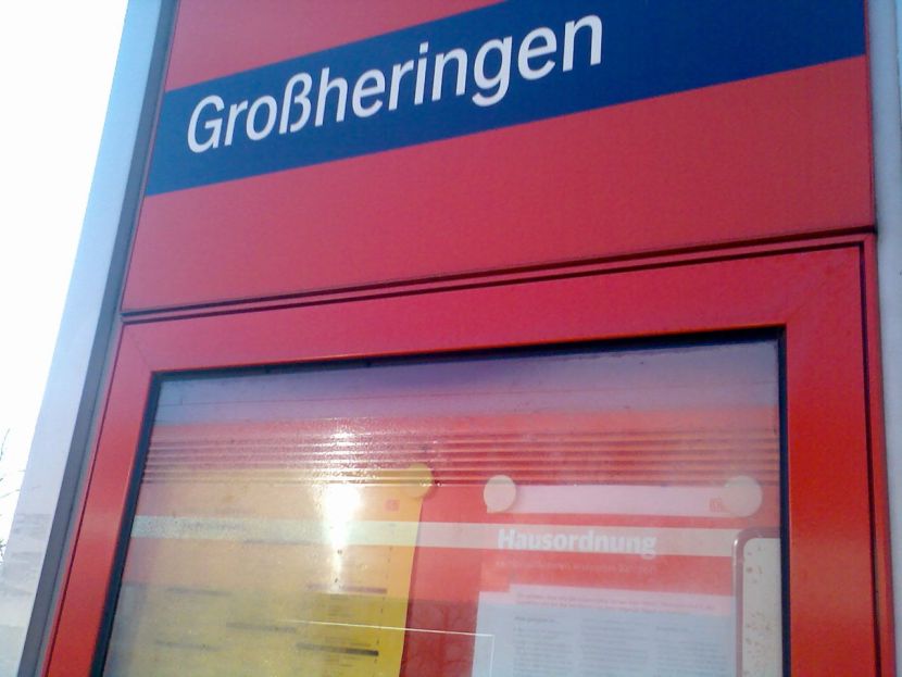 Großheringen Abfahrtstafel