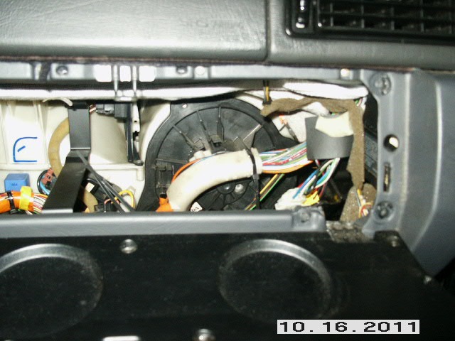 Glove Box with blower motor